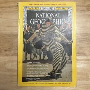 Vintage National Geographic June 1968 Vienna Maine Berbers Mexicos Venice Ice